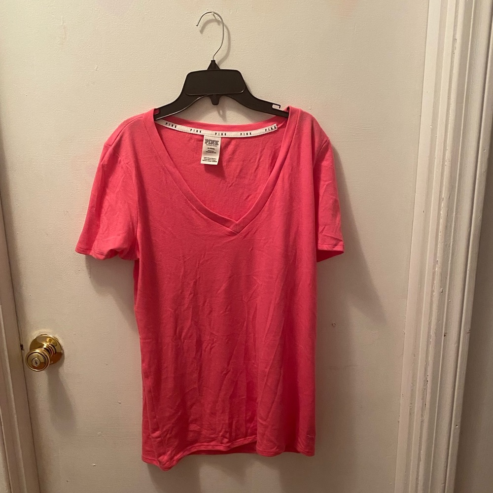 V neck PINK shirt